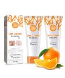 Orange Exfoliating Gel - Natural Peeling Scrub for Face & Body | Deep Cleansing & Moisturizing for Radiant Skin - Buy Online on GoSupps.com