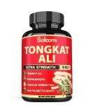 Satoomi Tongkat Ali Root Extract 200 - Men's Strength & Immune Support with 9 Herbs 90 Capsules - Natural Energy & Mind Booster - 3 Month Supply - Buy Online on GoSupps.com