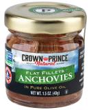Crown Prince Natural Anchovies in Olive Oil - 1.5 oz (43 g) | Premium Flat Fillets - Buy Online on GoSupps.com