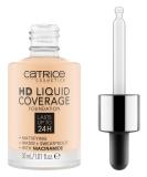 Catrice HD Liquid Coverage Foundation No. 002 nude long -lasting matt matt for impure skin vegan oil -free waterproof without alcohol 1 -pack (30ml) 002 porcelain beige 30 ml (1 Pack) - Buy Online on GoSupps.com