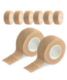 AnjoCare Self Adhesive Bandage Wrap(8 Pack) Breathable Elastic Athletic Tape Cohesive Bandage Wrap for First Aid Sports Injury Wrist and Ankle Sprains Protection Vet Wrap for Dogs Horses(2.5CMX4.5M) 2.5CM X 4.5M - Buy Online on GoSupps.com