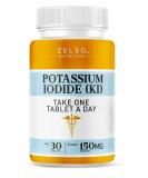 Potassium Iodide 150mg Tablets for Thyroid Support - YODO Naciente Iodine Supplement - Buy Online on GoSupps.com