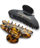 Big Hair Claw Clips Tortoise Shell Large Claw Hair Clips For Thick Hair 3.8 Inch Strong Hold Hair Jaw Clips Clamps For Women 2 Color Available(2 Pack) Brown - Buy Online on GoSupps.com
