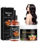 2 Pieces Bio Batana Oil for Hair Growth - 100% Natural Rinsing & Repair Cream for All Hair Types | Men & Women - Buy Online on GoSupps.com