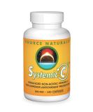 Source Naturals Systemic C 500mg 240 Capsules - 240 Count Pack - Immune Support Formula - Buy Online on GoSupps.com