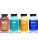 Escape Dead Sea Salt Bath Soak Aromatherapy Crystals - Pack of 4, 22 Oz Each - Buy Online on GoSupps.com