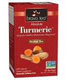 Buy Bravo Teas & Herbs Turmeric Tea - Caffeine Free, 20 Bags | Premium Herbal Blend - Buy Online on GoSupps.com
