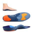 RooRuns Heavy Duty Arch Support Insoles for Plantar Fasciitis Relief | Men & Women Orthotic Shoe Inserts | For Flat Feet, Heel Spurs, High Arches | Overpronation & Metatarsalgia Support | S UK 5.5-7 (26cm) - Buy Online on GoSupps.com
