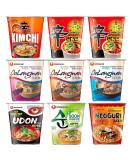 Nongshim Korean Assorted 6 Different Flavours Instant Noodle Cup (Pack of 9) by CNMART - Buy Online on GoSupps.com