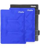 Ohuhu 2 Pack Reusable Gel Ice Pack for Hot & Cold Therapy - XL Blue Cold Pack for Injuries, Pain Relief - Shoulder, Knee, Back, Hip Aches - Buy Online on GoSupps.com