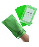 Buy Modu 5 Pcs Korean Exfoliating Mitts - Large Green Bath Washcloths | 9.1 X 6 in - Best for Exfoliation | International Shipping Available - Buy Online on GoSupps.com