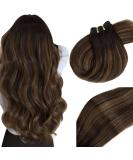 Vivien Real Hair Extensions - Remy Balayage Darkest Brown to Medium Brown Ombr - 55cm 100g #2/8/2 - Buy Online on GoSupps.com