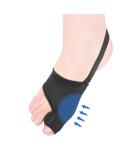 DYKOOK Bunion Corrector & Big Toe Straightener Bunion Protector Sock with Heel Strap Toe Separator 1Pair Bunion Splint for Pain Relief Non-slip Hallux Valgus Corrector & Protect Foot Day Night(Large) L Black - Buy Online on GoSupps.com