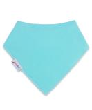 Dotty Fish Organic Cotton Baby Bandana Bibs - Super Absorbent Teething Bibs for Boys, Girls, and Unisex (Turquoise) - One Size - Buy Online on GoSupps.com