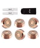 Replacement Heads for Flawless Hair Remover, Replacement Blades for Finishing Touch Facial Hair Removal for Women , Gen 2 Painless Razor Head for Face with Gurelax Flannel Bag - Buy Online on GoSupps.com