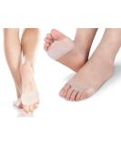 Premium Ultra-Soft Silicone Metatarsal Foot Pain Relief (2 Pairs) - Comfort & Soothing Support for Diabetic Feet, Metatarsalgia, Neuroma, Bunions, High Heels - Buy Online on GoSupps.com