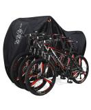 Aiskaer 29er Bike Cover with Lock Hole | Waterproof & Anti-UV Heavy Duty Ripstop | Reflective Safety Loops for Mountain Road Electric Bike Motorcycle | Outdoor Storage 210D Black - Buy Online on GoSupps.com