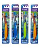Oral-B Kids Pixar Toothbrush Children 3+ Extra Soft - Pack of 4 | Characters Vary - Buy Online on GoSupps.com