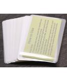 ONLYKXY 100Pcs 2.5x3.7-Inch Universal Thermal Laminating Sheets - Premium Transparent Films for Laminator, Office & Photo Paper Safe - Buy Online on GoSupps.com