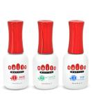 Dip Powder Liquids Set 15ml - Base Activator and Top Coat for 21 Days of Vibrant Nails - No UV/LED Needed - Cruelty-Free Formula - Buy Online on GoSupps.com