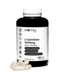 L-Carnitin 1000 mg - 180 Vegan Capsules for Weight Loss Fat Burning & Enhanced Energy | Boost Endurance & Sports Performance - Buy Online on GoSupps.com
