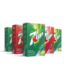 7-UP Variety Pack Powder Drink Mix (5 Boxes, 30 Sticks) - Sugar-Free & Delicious Flavor for 30 Refreshing Beverages - Buy Online on GoSupps.com