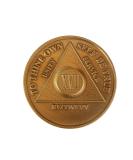 17 Year Bronze AA (Alcoholics Anonymous) - Sober / Sobriety / Birthday / Anniversary / Recovery / Medallion / Coin / Chip - Buy Online on GoSupps.com