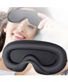 Premium 3D Sleep Mask for Uninterrupted Sleep - 100% Light Blocking Soft & Breathable Blindfold for Travel & Naps - Ideal for Men & Women - Buy Online on GoSupps.com