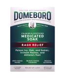 Domeboro Medicated Soak - Rash Relief 12 Packets (0.1 oz each) for Soothing Skin Irritation - Buy Online on GoSupps.com