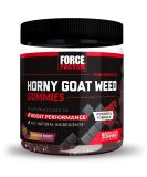 Force Factor Horny Goat Weed Gummies for Men - Natural Male Drive Supplement for Superior Absorption - Passion Berry Flavor - 90 Count - Buy Online on GoSupps.com
