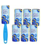 Flintronic 630 Leaves Extra Sticky Lint Roller - Ultimate Pet Hair Remover for Clothes Beds & Carpets - 7 Pack Lint Rollers for Dogs & Dust - Buy Online on GoSupps.com