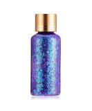 GL-Turelifes Mermaid Chunky Glitter Gel 30ml - Chameleon Glitter for Face, Body, Hair, Nails - Festival Cosmetic with Polarized Sequins - Blue Purple Eyeshadow - Buy Online on GoSupps.com