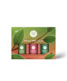 Hello Wellness Essential Oil Set - 3 Pure Natural Oils for Home & Office Aromatherapy | Good Mood Happy & Healthy Blends - Buy Online on GoSupps.com