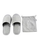 Comfysail Foldable Portable Towelling Slippers | Washable Grey | Travel Spa Hotel/Home Guest | Size 34-43 - Buy Online on GoSupps.com