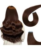 AGMITY Tape in Hair Extensions Remy Human Hair Darkest Brown 24 inches 20pcs 50g/pack Invisible Straight Seamless Skin Weft Hair Extensions Real Human Hair Tape in(24 inches #2 Darkest Brown) 24 inch #2 Darkest Brown - Buy Online on GoSupps.com