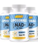 Liposomal NAD+ Softgels 500mg with TMG - Boost Cellular Energy & Support Healthy Aging | 180 Count (Pack of 3) - Buy Online on GoSupps.com