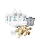 Philips AVENT Anti-Colic Baby Bottle Newborn Gift Set with AirFree Vent and Snuggle - SCD306/10 Clear - Buy Online on GoSupps.com