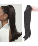 55 cm claw on ponytail extensions curly clip in ponytail wavy curly synthetic hair extension hair extension braid hair part ponytail for women natural black - Buy Online on GoSupps.com