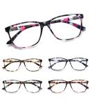 Cojwis 5 Pack Women s Reading Glasses | Blue Light Filter & Ultralight Reading Aid | Stylish 1.50x Magnification | Spring Hinges & 5 Beautiful Patterns - Buy Online on GoSupps.com