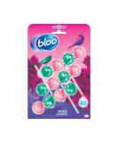 Bloo Limited Edition Rose Power Active Clear Water Toilet Cleaner Rim Block with Anti-Limescale Cleaning Foam Dirt Protection and Extra Freshness 3 x Toilet Blocks - Buy Online on GoSupps.com