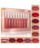 Mimore 10-Piece Matt Liquid Lipstick Set | Waterproof Lip Gloss Kit | Durable & Long-Lasting Cosmetics Gift Set - Buy Online on GoSupps.com