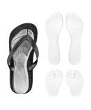 2pcs Transparent Flip Flop Cushion Pads | Anti-Slip Gel Inserts for Shock Absorption & Toe Protection - Buy Online on GoSupps.com