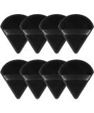LAACASA 8 Pcs Reusable Black Triangle Powder Puffs with Strap for Dry & Wet Makeup - Soft Foundation Makeup Sponge for Pressed Powder - Buy Online on GoSupps.com