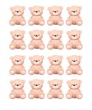 20 x 5cm EDIBLE Teddy Bear cupcake toppers wafer/icing UNCUT (wafer card) - Buy Online on GoSupps.com