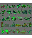 Ooopsiun Luminous Dinosaur Temporary Tattoos for Kids - 90 Styles Glow in The Dark  Dinosaur Birthday Party Decorations Supplies Favors for Boys Kids - Buy Online on GoSupps.com