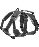 Belpro multi-purpose dog harness no breakdown no pulling reflective adjustable vest with durable handle dog dishes for large/active dogs (black l) l (1 Pack) black - Buy Online on GoSupps.com