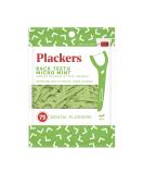 Plackers Back Teeth Micro Mint Dental Flossers - 75 Count Pack - Delicious Mint Flavor with Protected Pick - Easy Access & Storage - Buy Online on GoSupps.com