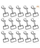 15 Pieces Dog Clip Hook Heavy Duty Swivel Snap Hook Zinc Alloy Dog Leash Hook 360 Swivel Eye Bolt Snap Hook for Dog Leash Webbing Collar - Buy Online on GoSupps.com