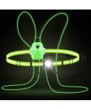 FIXEY AN Multicolor Running Lights | Rechargeable Reflective Gear for Runners | Lightweight Vest for Walking & Cycling - Buy Online on GoSupps.com