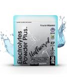 Electrolytes Powder Plus - 50 Servings Unflavored Keto Hydration Sugar Free Pink Himalayan Salt High Potassium Calcium & Magnesium - Buy Online on GoSupps.com